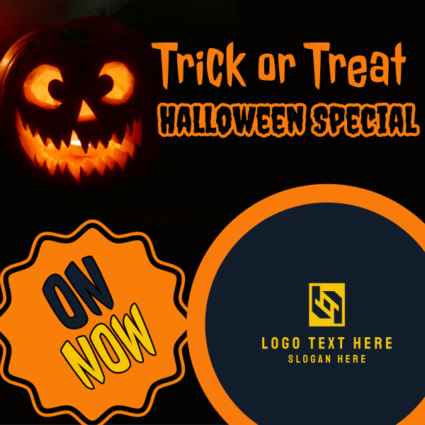 Halloween Trick or Treat Instagram Post Design Image Preview