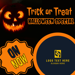 Halloween Trick or Treat Instagram post Image Preview