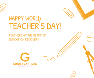 World Teacher's Day Facebook post Image Preview