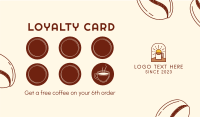 Coffee and Beans Business Card Design