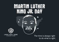 Martin Luther Tribute Postcard Design