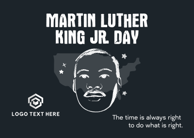 Martin Luther Tribute Postcard Image Preview