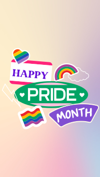 Stick on the Pride TikTok Video Design