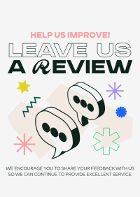 Fresh Funky Customer Feedback Poster Image Preview