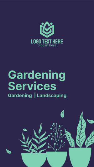 Professional Gardening Services Instagram story