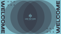 Modern Geometric Welcome Animation Preview