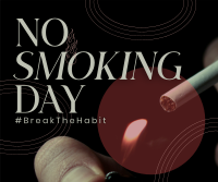 Modern No Smoking Day Facebook Post Design