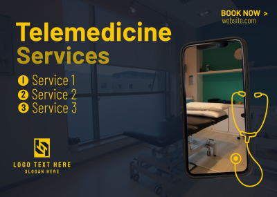 Telemedicine Services Postcard Image Preview