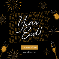 Year End Giveaway Instagram Post Design