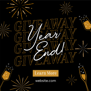 Year End Giveaway Instagram post Image Preview