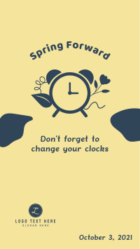 Change your Clocks Instagram story Image Preview