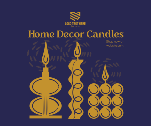 Home Decor Candles Facebook post