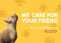 We Care Veterinary Postcard Image Preview