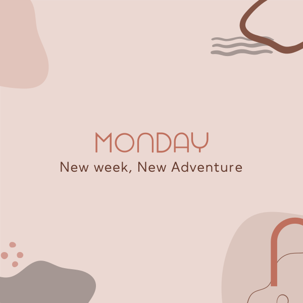 Monday Adventure Instagram Post Design Image Preview