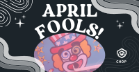 Groovy April Fools Greeting Facebook Ad Image Preview