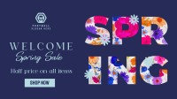 Modern Spring Sale Facebook event cover Image Preview