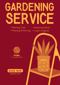 Gardening Service Offer Poster Image Preview