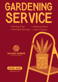 Gardening Service Offer Poster Image Preview