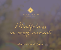 Mindfulness Quote Facebook post Image Preview