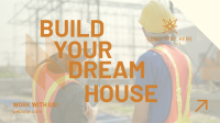 Dream House Construction Animation Design