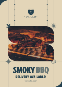 BBQ Delivery Available Flyer Image Preview