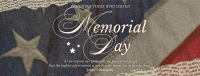 Rustic Memorial Day Facebook cover Image Preview