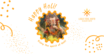 Happy Holi Celebration Facebook ad