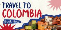Travel to Colombia Paper Cutouts Twitter post Image Preview