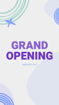 Contemporary Grand Opening Instagram reel Image Preview