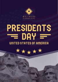 Presidents Day of USA Poster Image Preview