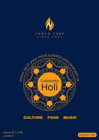 Holi Mandala Poster Image Preview