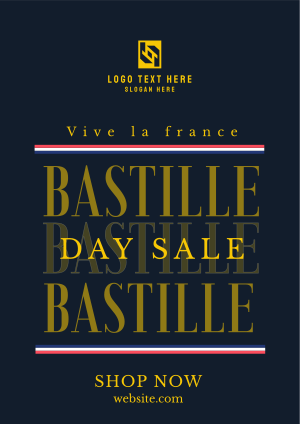 Happy Bastille Day Flyer Image Preview
