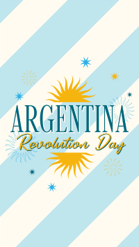 Argentina Revolution Day TikTok Video Image Preview