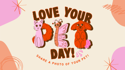 Share Your Pet Love Facebook event cover Image Preview