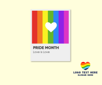 Pride Month Pantone Facebook post Image Preview