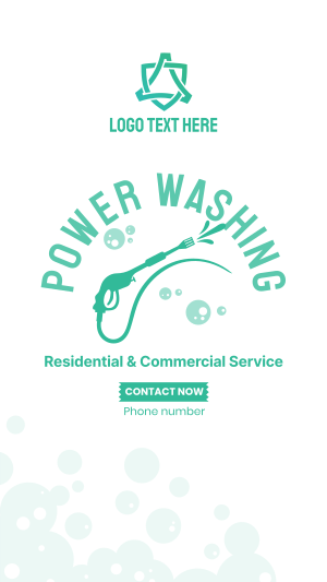 Pressure Washer Services Instagram story Image Preview