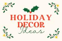 Christmas Decoration Ideas Pinterest Cover Design