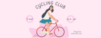 Bike Club Illustration Facebook Cover Design