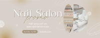 Elegant Nail Salon Services Facebook Cover Design
