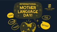 World Mother Language Facebook Event Cover Design