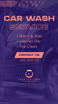 Professional Car Wash Service Instagram reel Image Preview