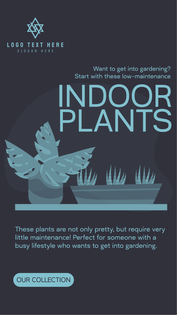 Indoor Greens Facebook Story Design Image Preview