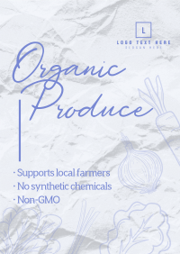 Organic Produce Poster Preview