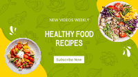 Modern Healthy Food YouTube cover (channel art) Image Preview