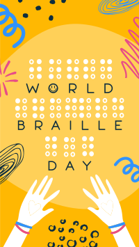 World Braille Day YouTube Short Design