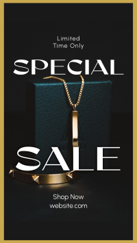 Jewelry Editorial Sale Video Image Preview