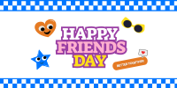 Quirky Friendship Day Twitter Post Design