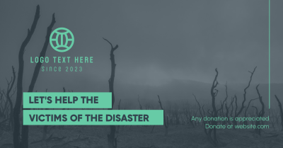 Help Disaster Victims Facebook ad Image Preview