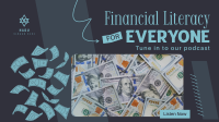 Financial Literacy Podcast Facebook event cover Image Preview