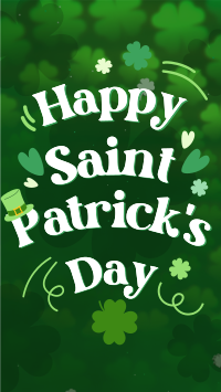 Saint Patricks Greetings Facebook Story Image Preview